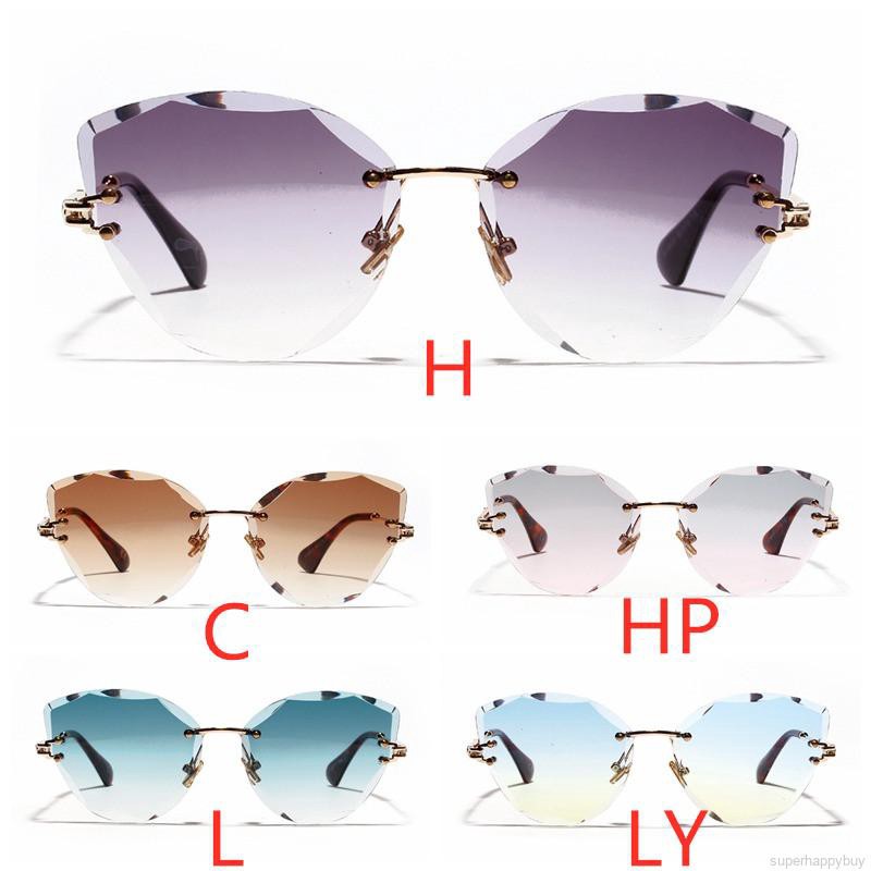 Kính mát mắt mèo nữ gọng kim loại đính pha lê nhiều màu | BigBuy360 - bigbuy360.vn