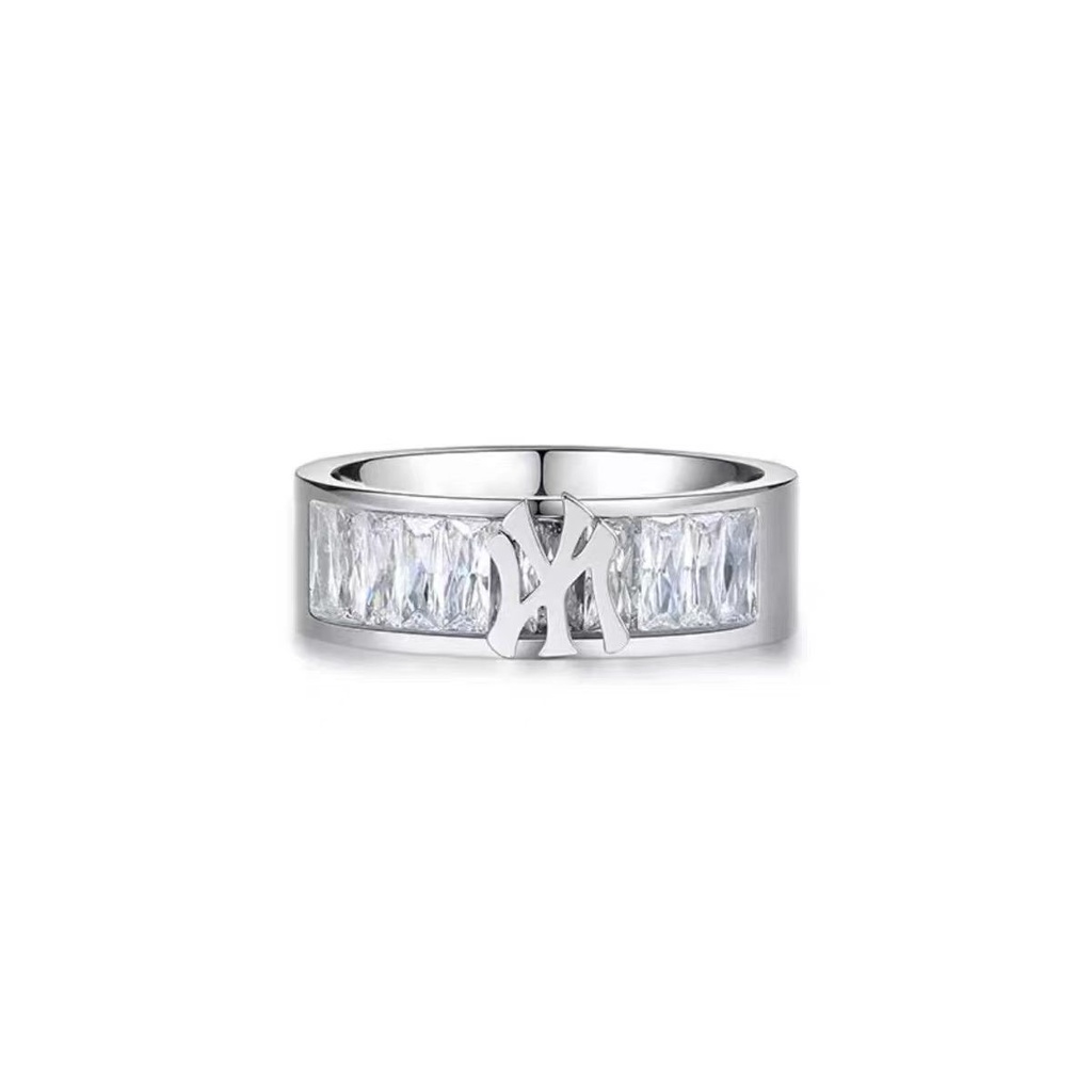 M Home Nhẫn Kim Cương Cổ Cao NY Yankees Làm Quà Tặng Ngày Lễ Tình Nhân Hip Hop Thời Thượng Cho Cặp Đôi Haobing Boutiqu
