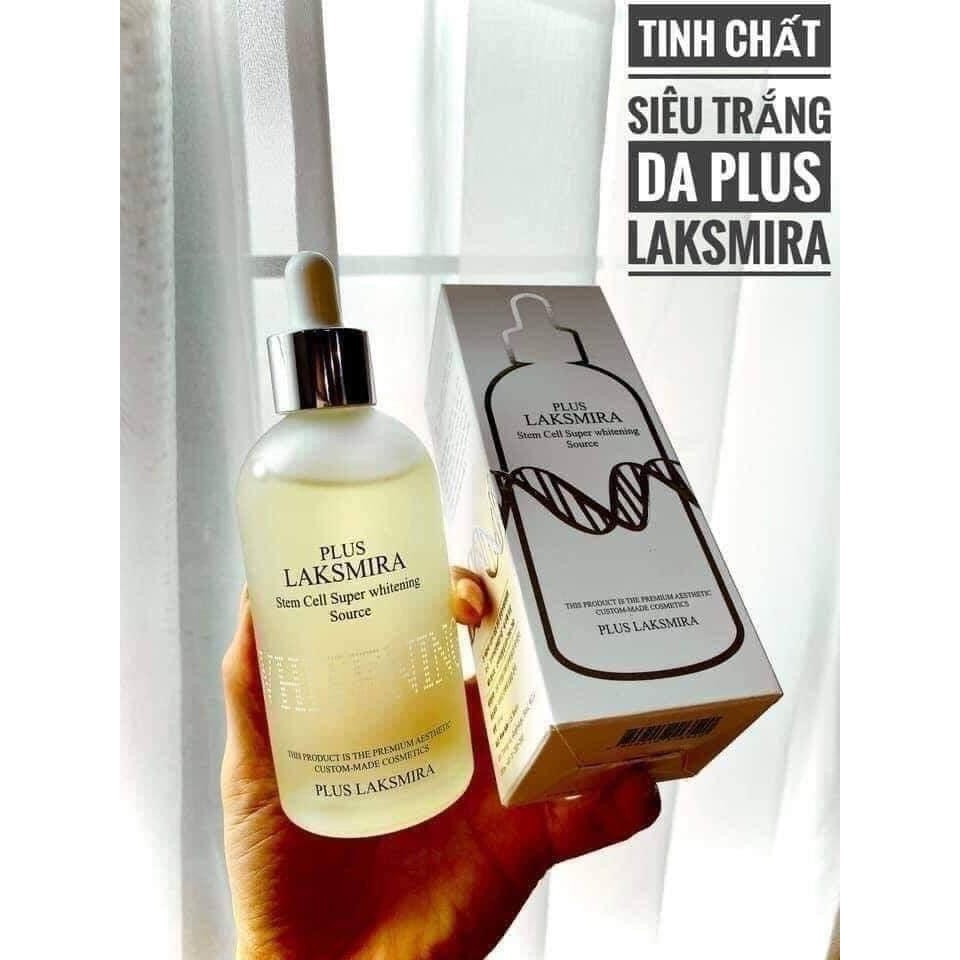 Tinh Chất Serm Tế Bào Gốc Siêu Trắng Da Plus Laksmira 100ml Dưỡng Trắng Phục Hồi Da Chính Hãng 100%