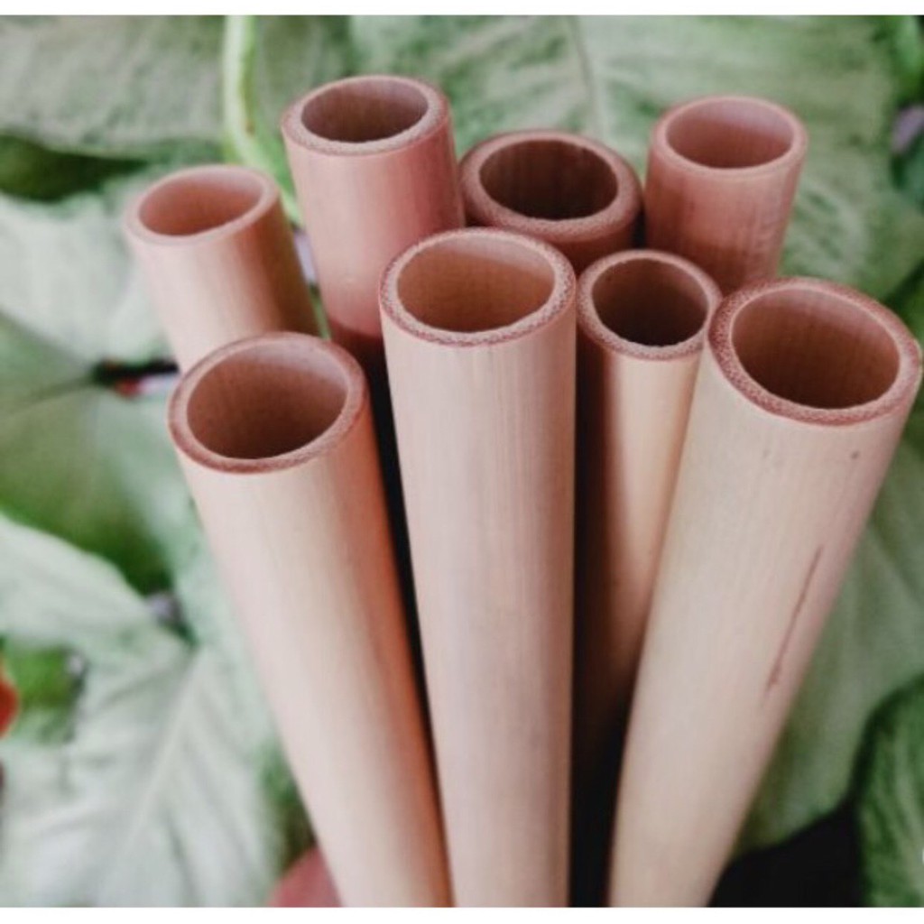 Ống hút tre trà sữa (ống hút tre trân châu) - Bamboo drinking straws