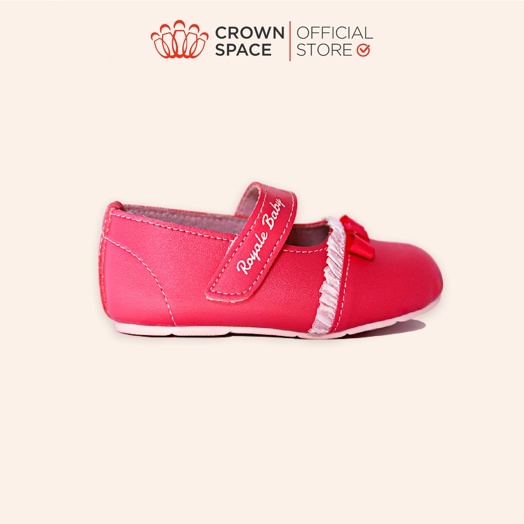 Giày Tập Đi Bé Trai Bé Gái Đẹp CrownUK Royale Baby Walking Shoes Trẻ em Nam Nữ Cao Cấp 051_1067 Nhẹ Êm Size 3-6/1-3 Tuổi