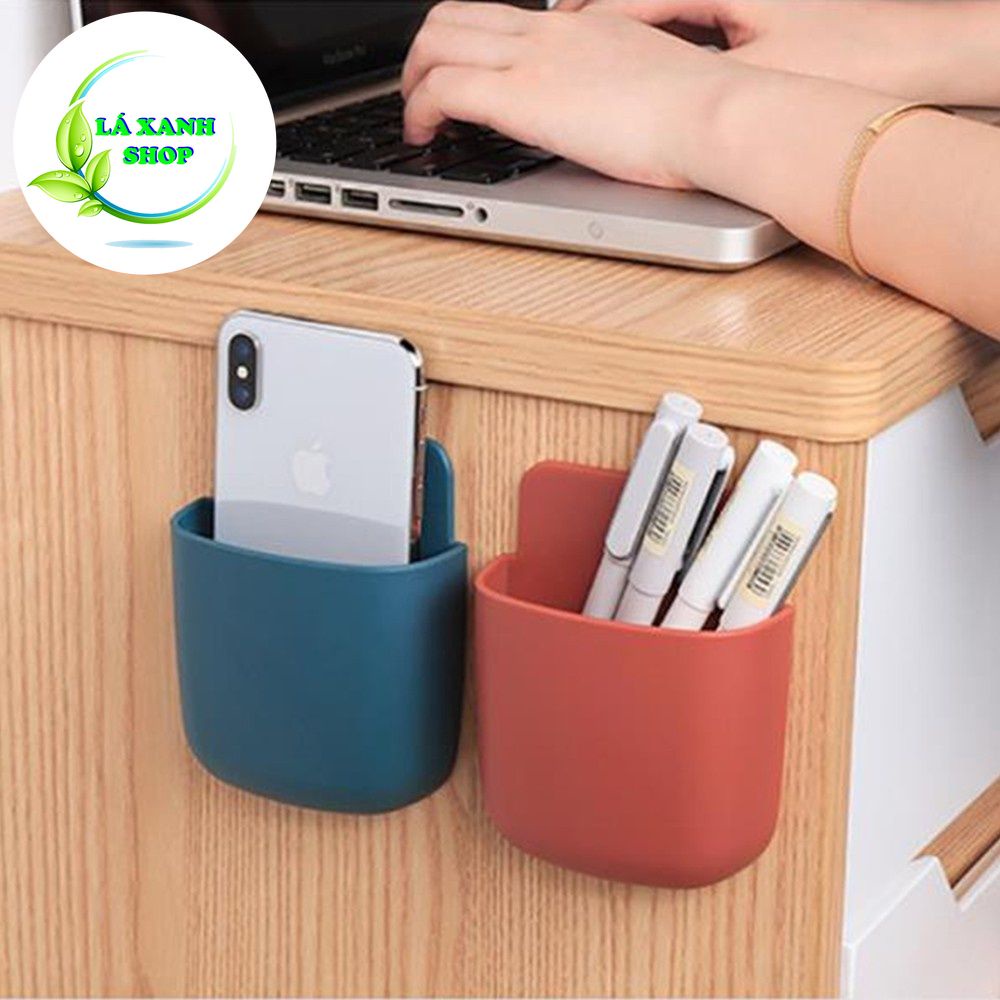 Khay Để Điều Khiển Remote JJ66 Kiêm Giá Đỡ Điện Thoại Treo Tường Đa Năng