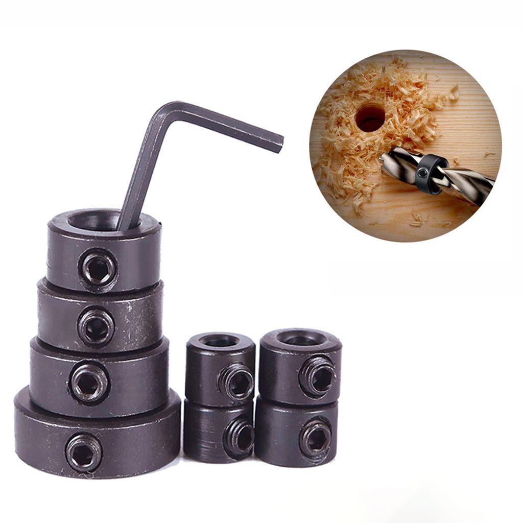 LLOYD Set 8 Mũi Khoan Thép Carbon Màu Đen Hình Lục Giác