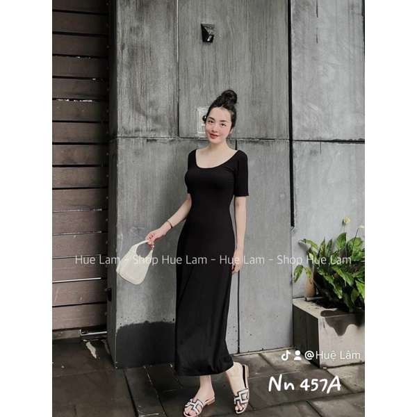 ĐẦM ZIP CỔ RỘNG ÔM DÁNG DÀI SIÊU HOT