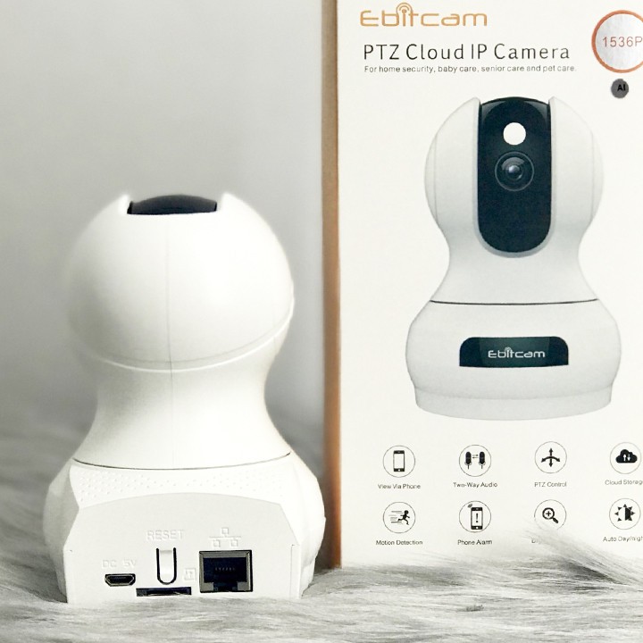 CAMERA IP WIFI EBITCAM E3 ĐỘ PHÂN GIẢI 2.0MP