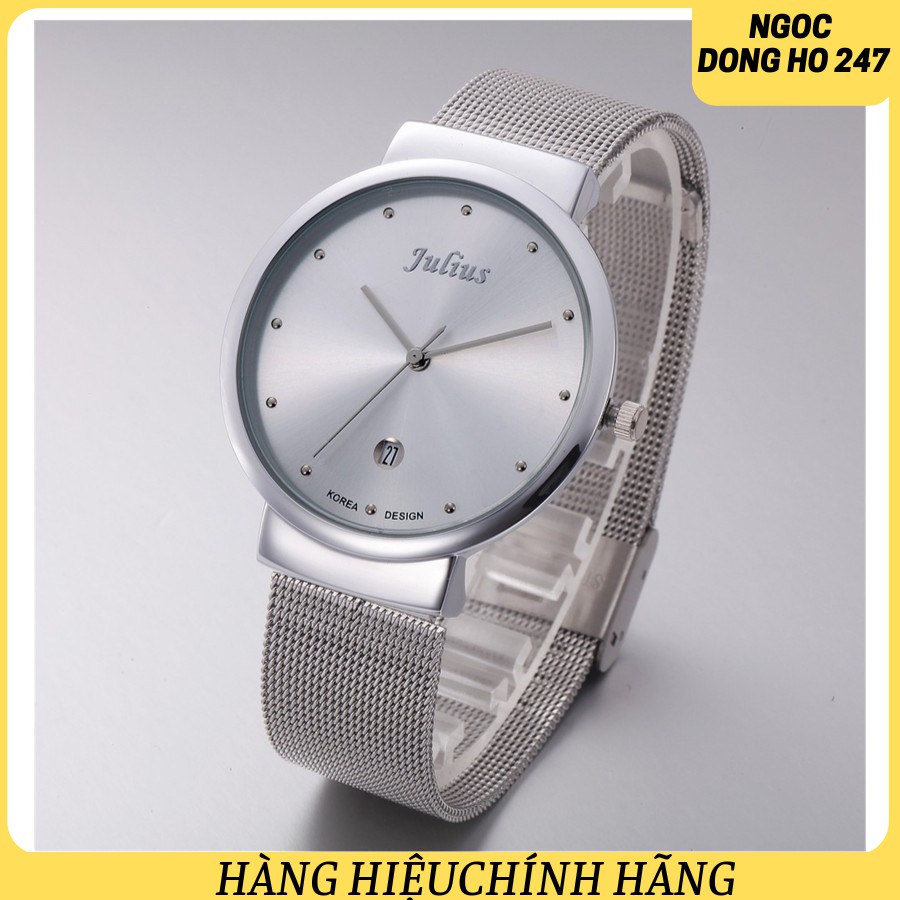 Đồng hồ nam chính hãng Julius JA-426MD bạc