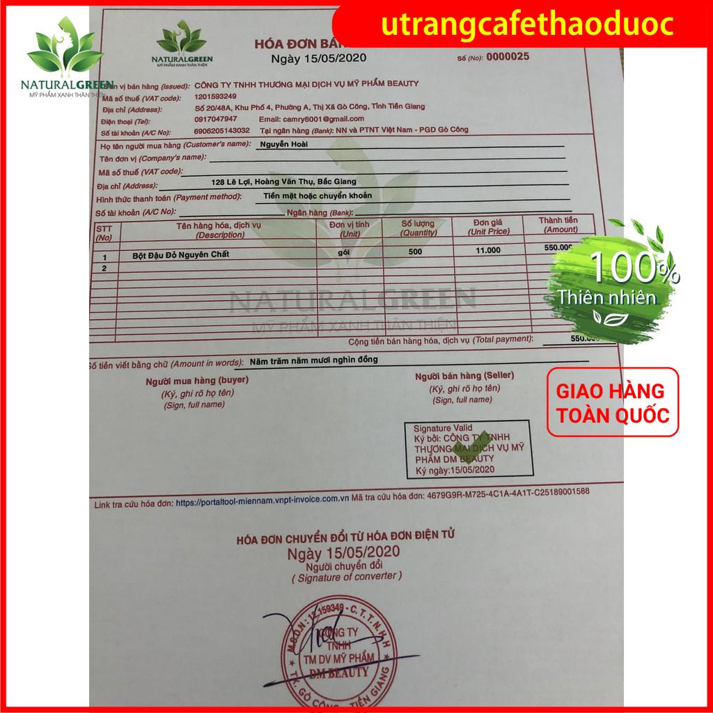 100GR Bột đậu đỏ nguyên chất sạch mịn 100% Organic chính hãng mý phẩm thiên nhiên,sáng da,mờ thâm,đấy lùi sắc tố melanin