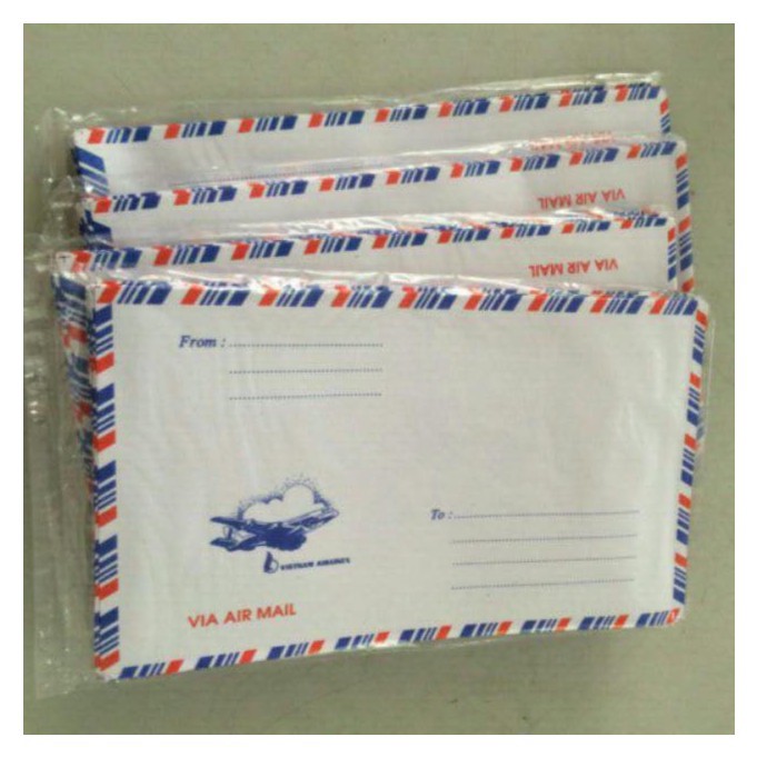Phong bì thư có keo dán loại đẹp