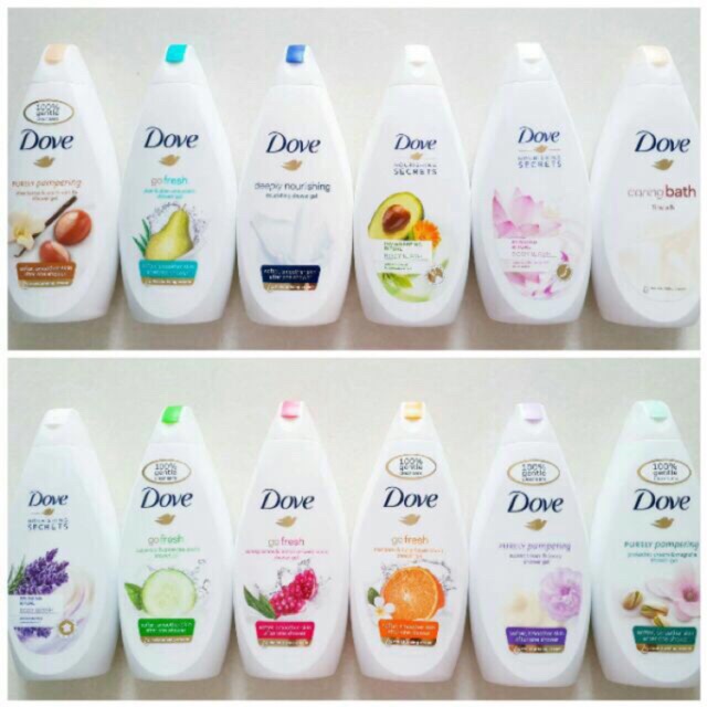 Combo 2 Chai Sữa Tắm Dove 500ml Nhập Khẩu Châu Âu