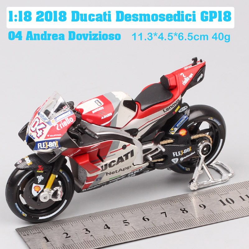 XE MÔ HÌNH MOTO GP DUCATI DESMOSEDICI 2018 NO.4 - MAISTO tỷ lệ 1:18