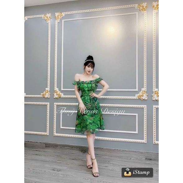 váy tơ mặc được 2 dáng