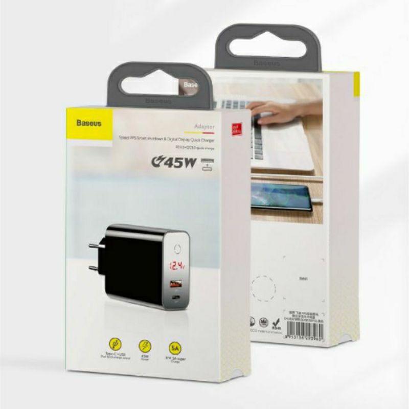 Củ sạc nhanh đa năng hẹn giờ tắt Baseus Speed PPS Smart Shutdown có bảo hành
