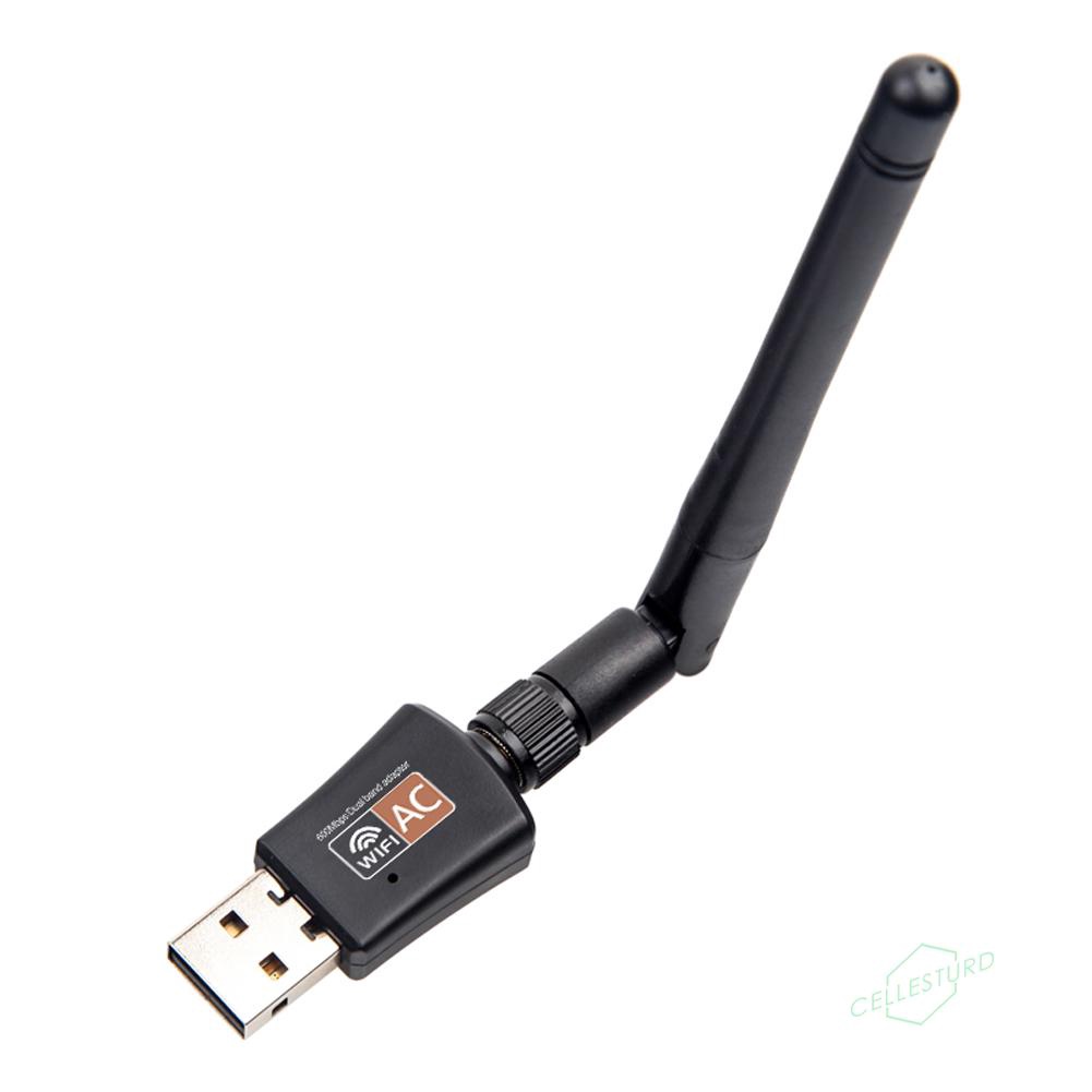 Bộ điều hợp WiFi USB không dây 600Mbps 5Ghz 2.4Ghz cho Bộ điều hợp ăng-ten không dây trên máy tính để bàn GOTOOGO