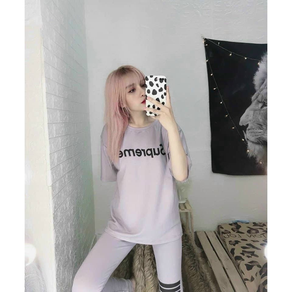 set bộ quần legging 4 sọc mẫu xinh