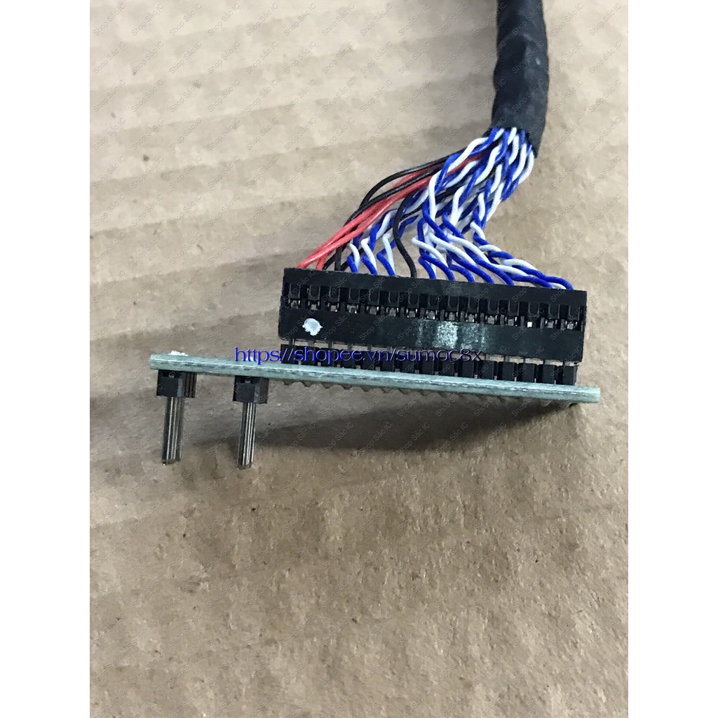 Cáp nạp rom Panel màn Laptop 30 pin (dạng típ) và 40 pin (dạng Led) dùng cho thợ sửa chữa