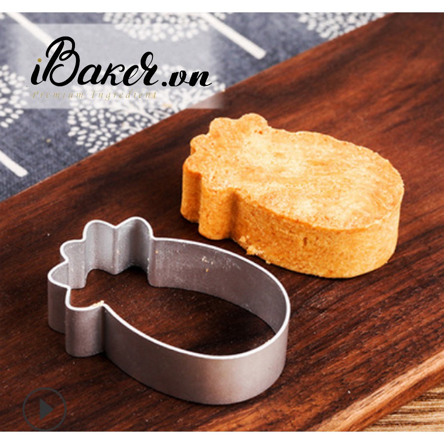 Khuôn nhấn Cutter nhôm hình DỨA