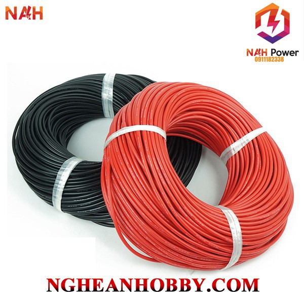 Dây Silicon chống cháy, chịu nhiệt, chịu tải cao 10Awg 12 AWG 14AWG 16AWG, 18AWG, 20AWG, 22AWG, 24AW