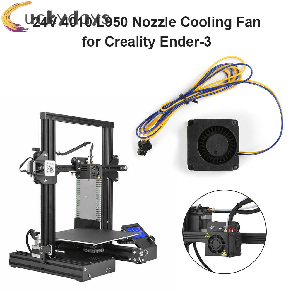 LUCKYDAYS 4010 L950 Mini 24V Blower Cooling Fan for 3D Printer Parts Radiator Cooler | BigBuy360 - bigbuy360.vn