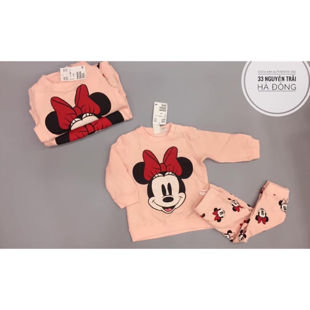 Set nỉ mickey HM authentic