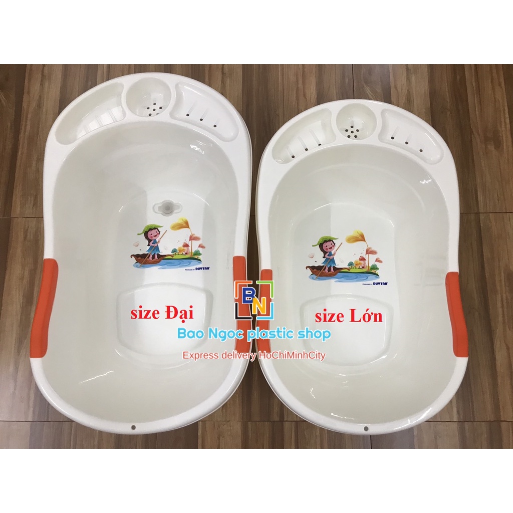 Thau tắm em bé Matsu nhựa Duy Tân size Nhỏ/Lớn/Đại