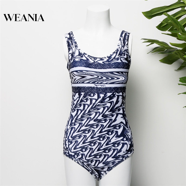 Bộ Đồ Bơi Một Mảnh In Họa Tiết Chữ Cái Cho Nữ