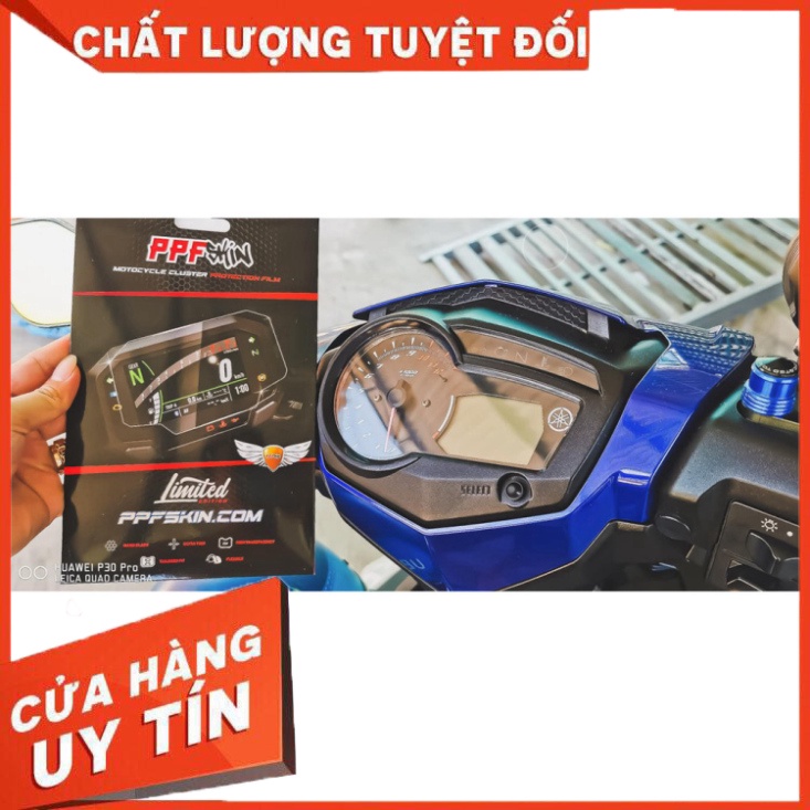 PYamaha Exciter 150 – Ex 150 Miếng dán PPF bảo vệ mặt đồng hồ xe, chống trầy xước màn hình, xước tự phục hồi , PPF USA