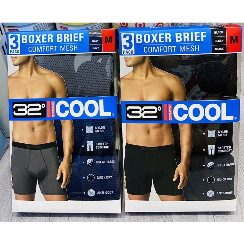 SET 3 QUẦN BOXER NAM 32 DEGREE COOL