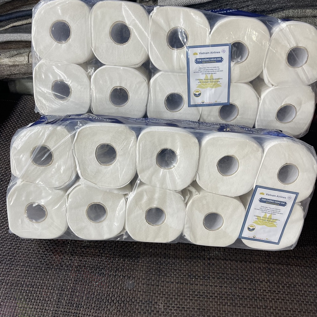 Bịch 10 Cuộn Giấy Hàng Không Siêu Đẹp Loại 1