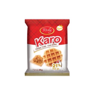 Bánh ruốc chà bông Karo bịch 6 cái