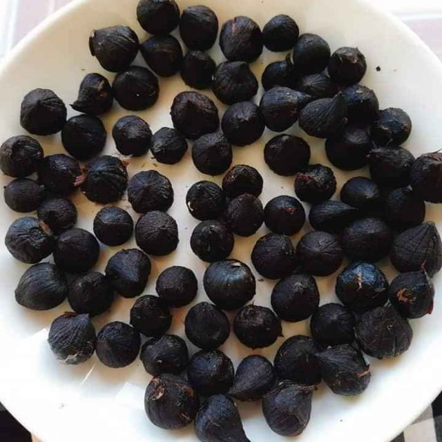 Tỏi đen cô đơn bóc vỏ.  300g