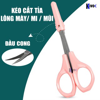 Kéo tỉa lông mũi có nắp đậy đầu kéo