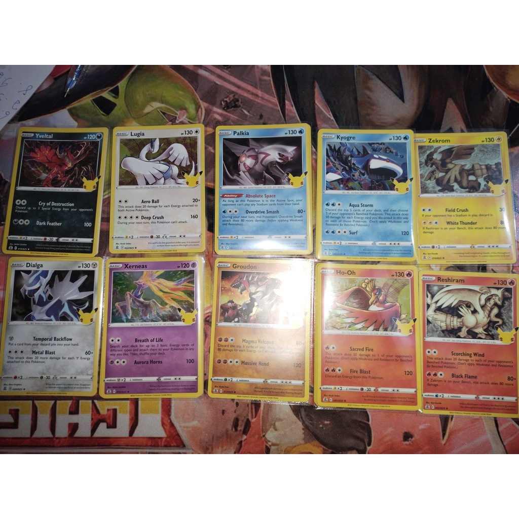 [Luffy TCG Shop] Thẻ bài pokemon huyền thoại kỷ niệm 25 năm