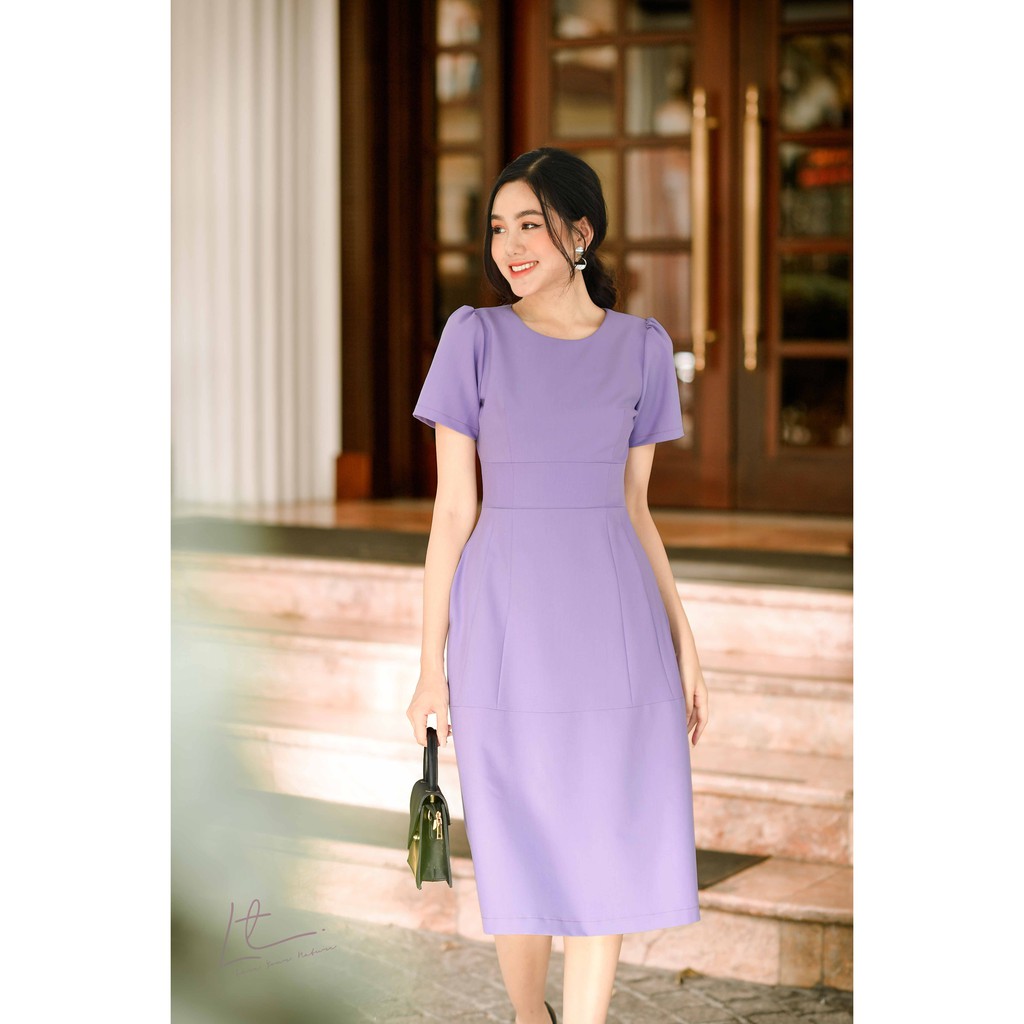 VÁY XÒE VAI BỒNG CUTOUT TỐI GIẢN | BigBuy360 - bigbuy360.vn