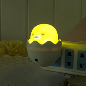 Đèn ngủ quả trứng gà cảm biến tự động phát sáng khi trời tối