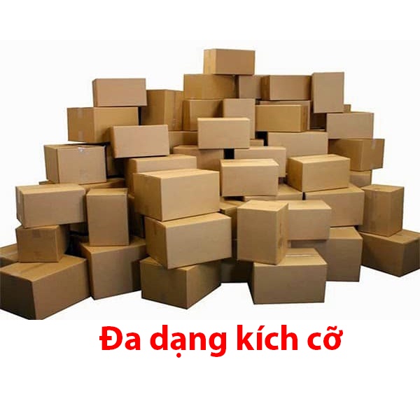 33x22x12 Combo 10 hộp carton giá rẻ, hộp ship cod đóng hàng mỹ phẩm, giày dép, quần áo, phụ kiện Hà Nội