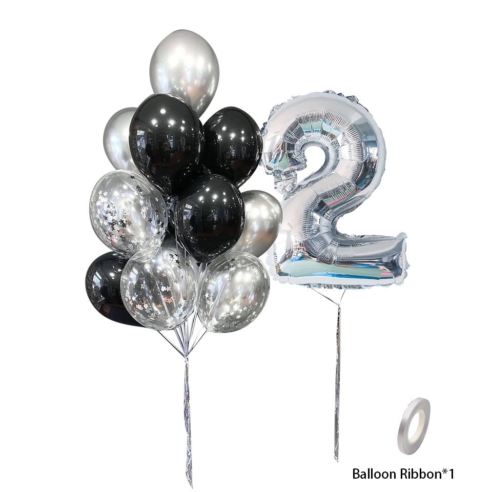 Set 13 Bong Bóng Trang Trí Tiệc Sinh Nhật 1-9 32Inch 30 40 50 Happy Birthday