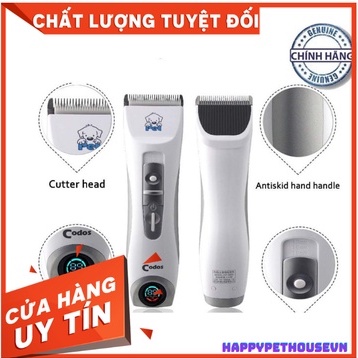 Tông đơ cạo lông cao cấp Codos 6800 chuyên dụng cho thú cưng chó mèo