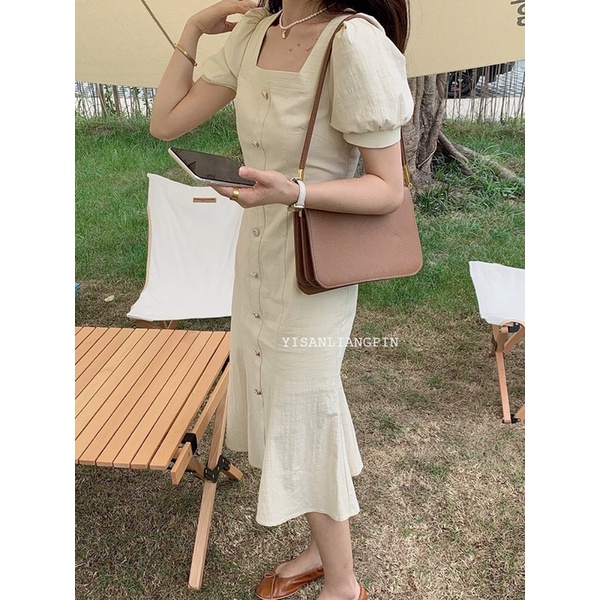 VÁY TIỂU THƯ CÚC NGỌC ĐUÔI CÁ BODY QUẢNG CHÂU🌸