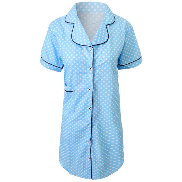 Áo Ngủ Ngắn Tay In Chữ Wanted ONDE DST PIYAMA Cho Nữ