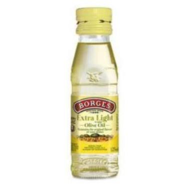 DẦU ÔLIU NGUYÊN CHẤT KHÔNG MÙI  EXTRA LIGHT - HIỆU BORGES 125 ml mã: 0863