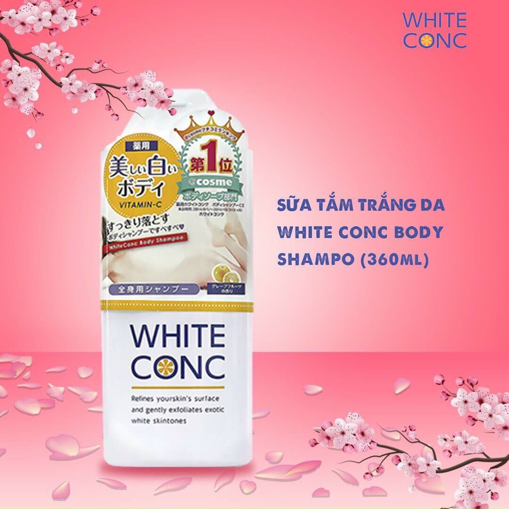 Sữa Tắm Dưỡng Da White ConC Nhật Bản ( 360ml )