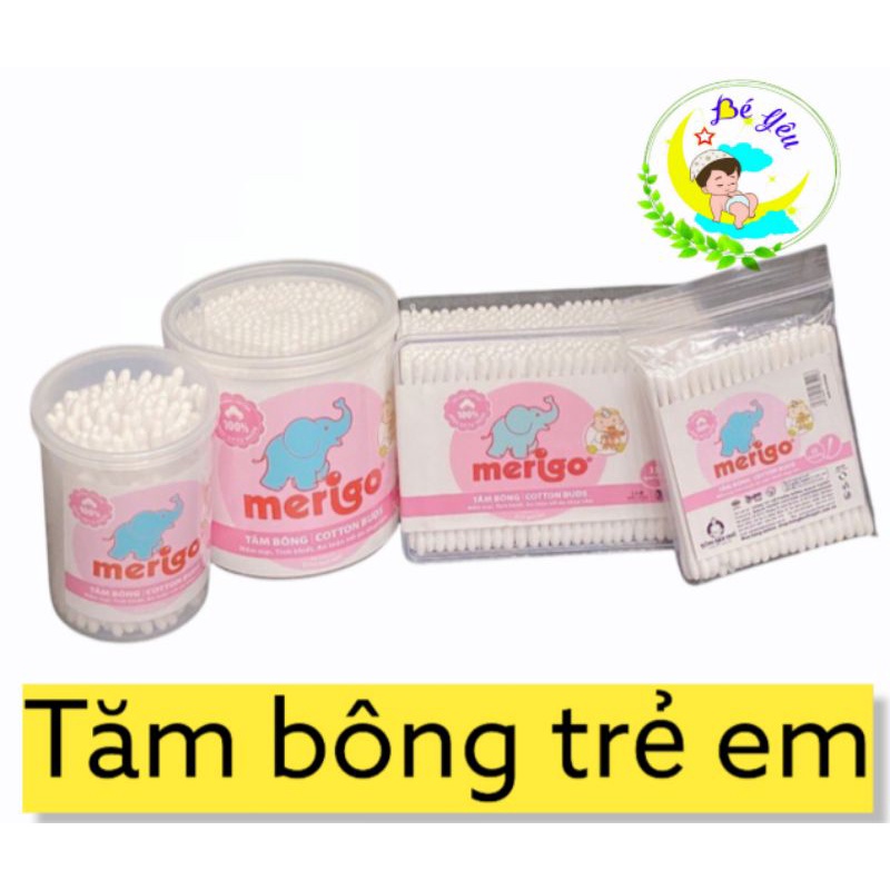 Tăm bông bạch tuyết cao cấp cho bé