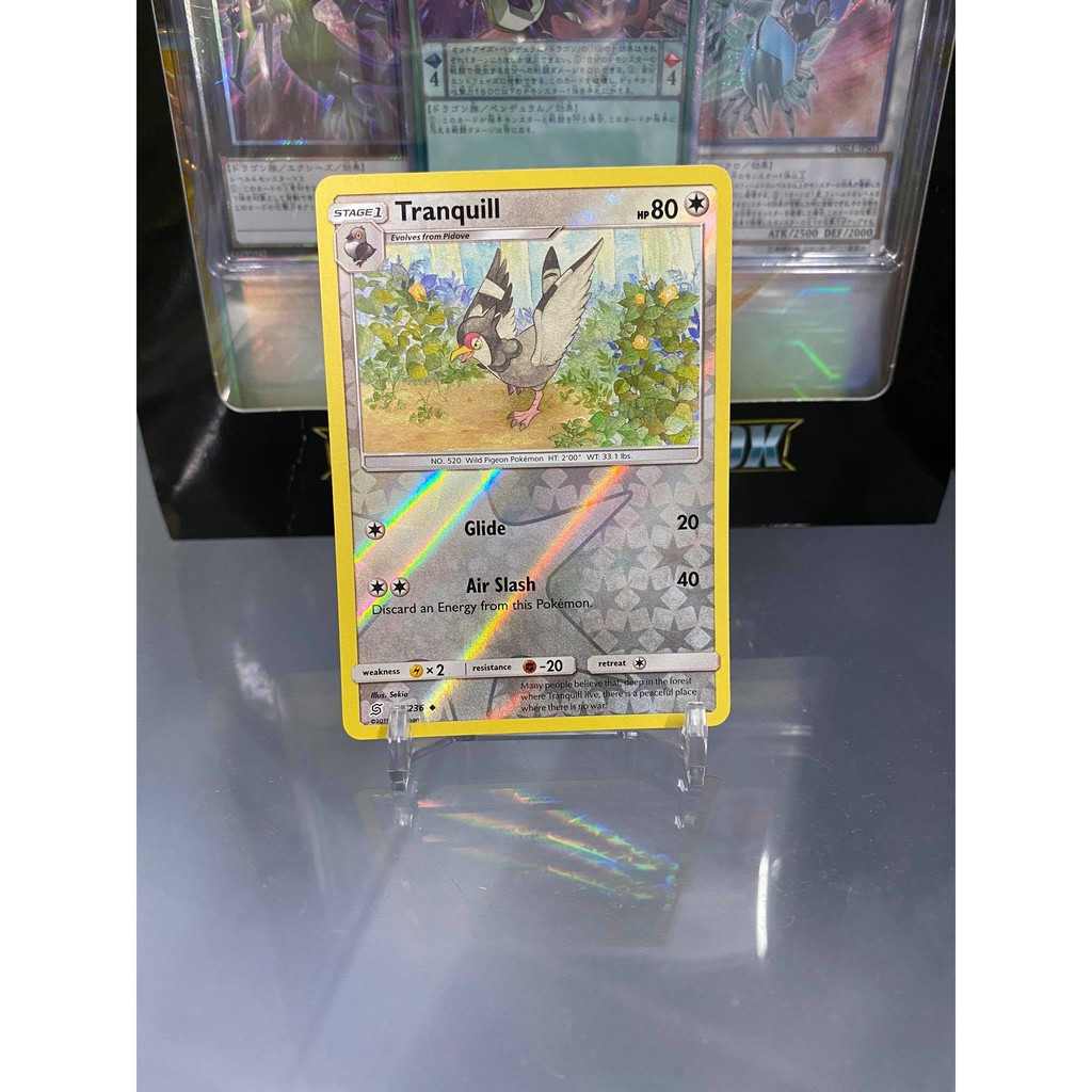 [ Dưa Hấu Yugioh ] Lá bài thẻ bài Pokemon Tranquill