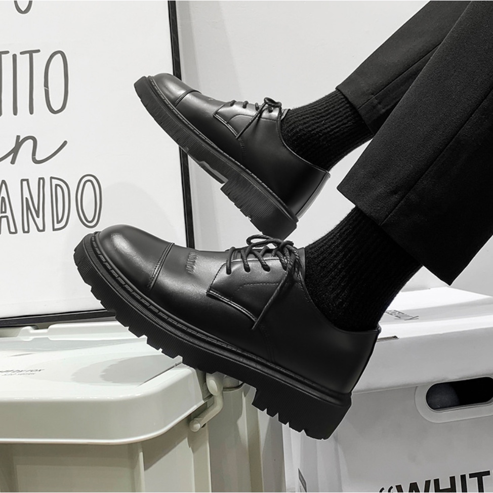 (Video) Giày Bốt dr martens thấp cổ viền ngang tăng chiều cao  cm mã DKE | BigBuy360 - bigbuy360.vn