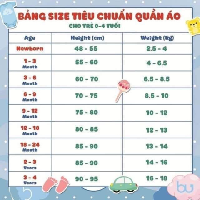 Bu. Bộ bu sale cho bé trai, gái