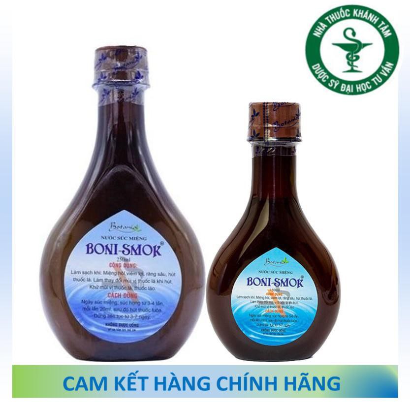 ! ! Nước súc miệng Boni Smok - Nước súc miệng cai thuốc lá [BoniSmok]