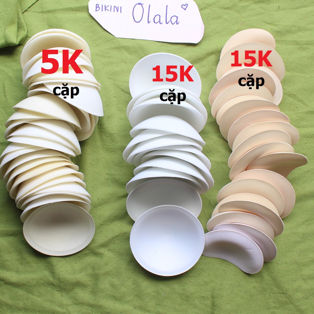 Mút bikini - mút tròn, mút nâng (cặp) | BigBuy360 - bigbuy360.vn