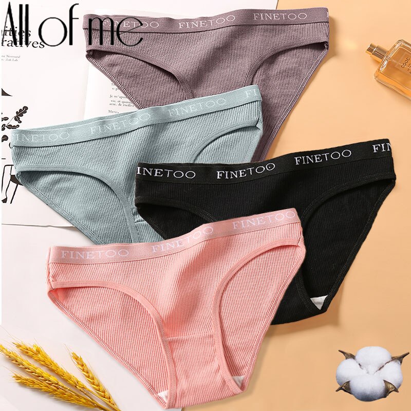 Bộ 3 quần lót nữ Cotton Màu Trơn Quyến Rũ Cho Nữ