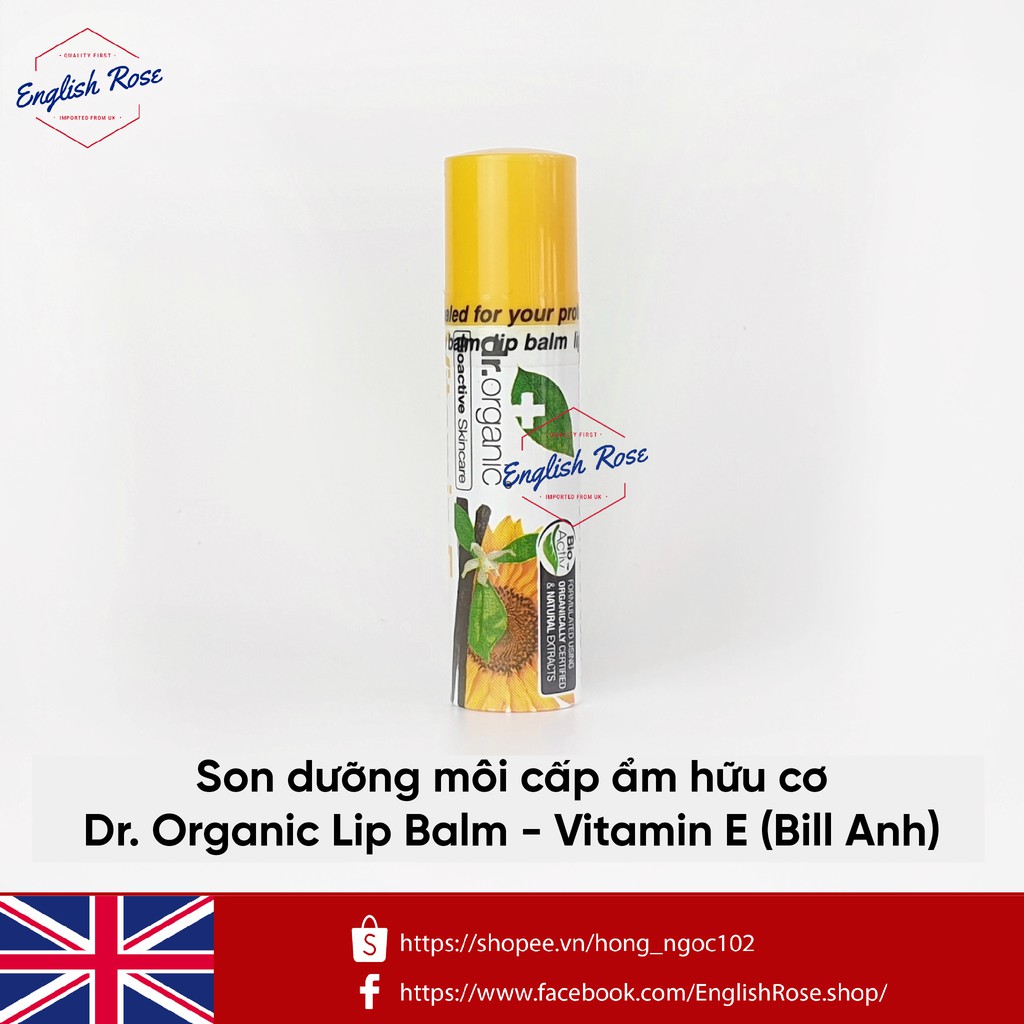 SON DƯỠNG MÔI CẤP ẨM HỮU CƠ DR. ORGANIC LIP BALM