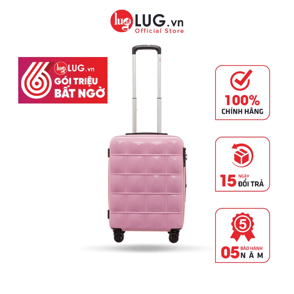 Vali Nhựa LUG Echolac S14/S20/S24/S28 PC005N22 Chính Hãng Nhựa PC, Khóa TSA An Ninh Quốc Tế